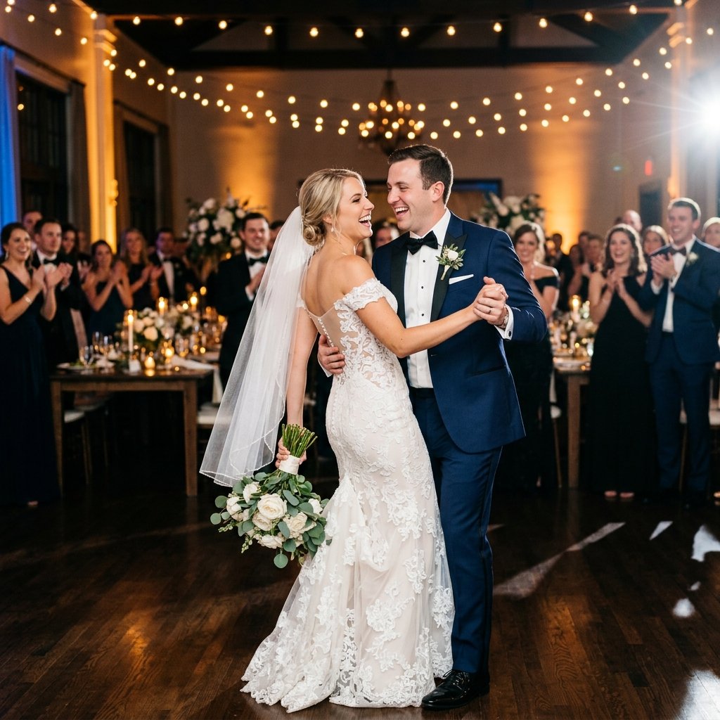Bride and Groom Wedding Reception